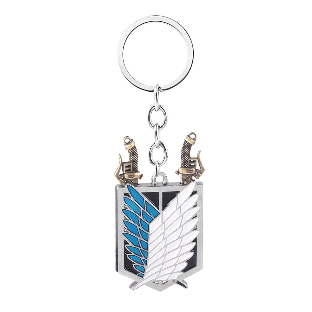 Chaveiro, Colar e Bracelete Attack on Titan