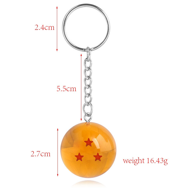 CHAVEIROS - ESTRELAS DRAGON BALL