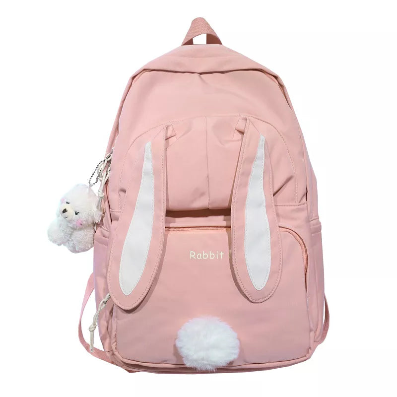 MOCHILA ESCOLAR (CUTE RABBIT)