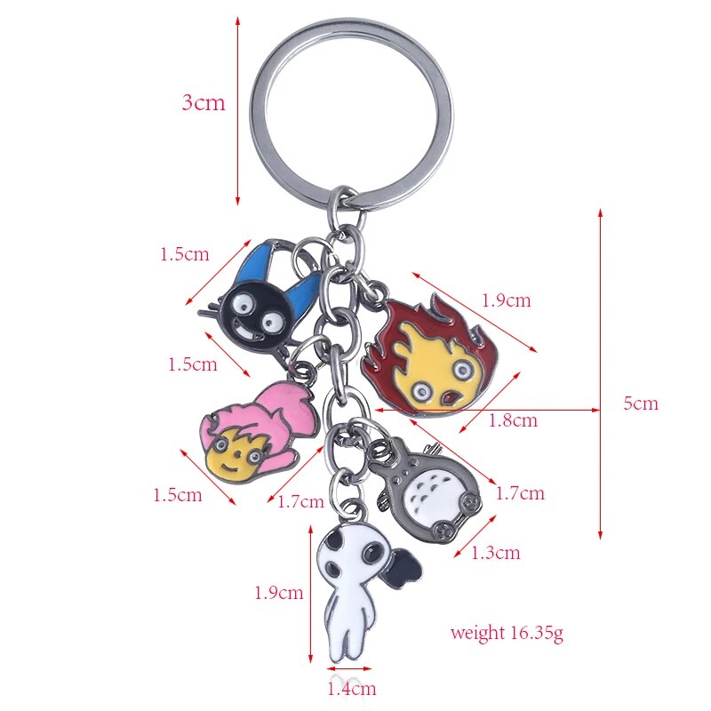 Chaveiro Encantos Ghibli Kawaii