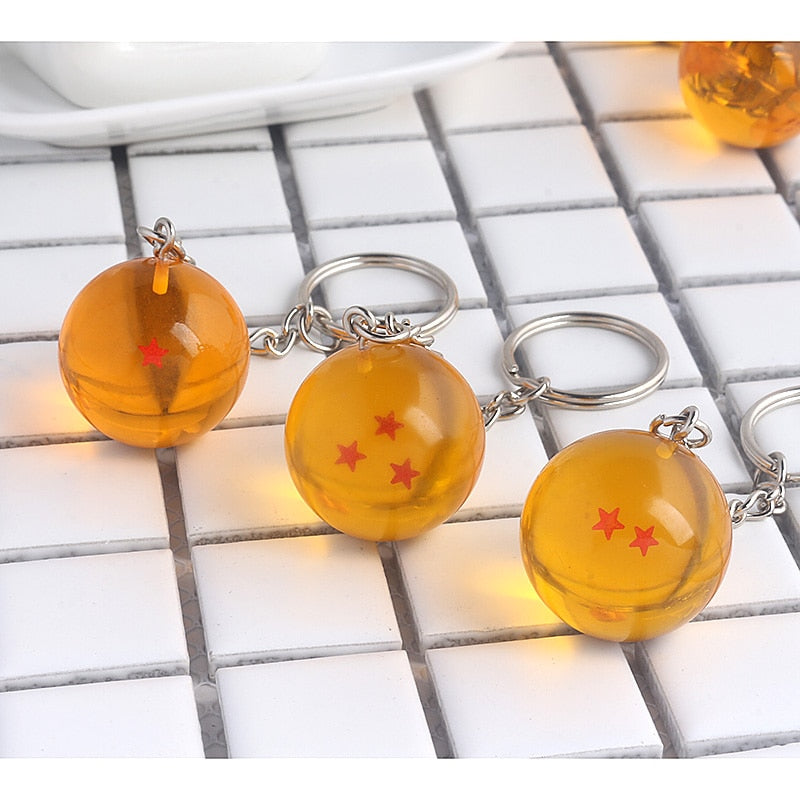 CHAVEIROS - ESTRELAS DRAGON BALL