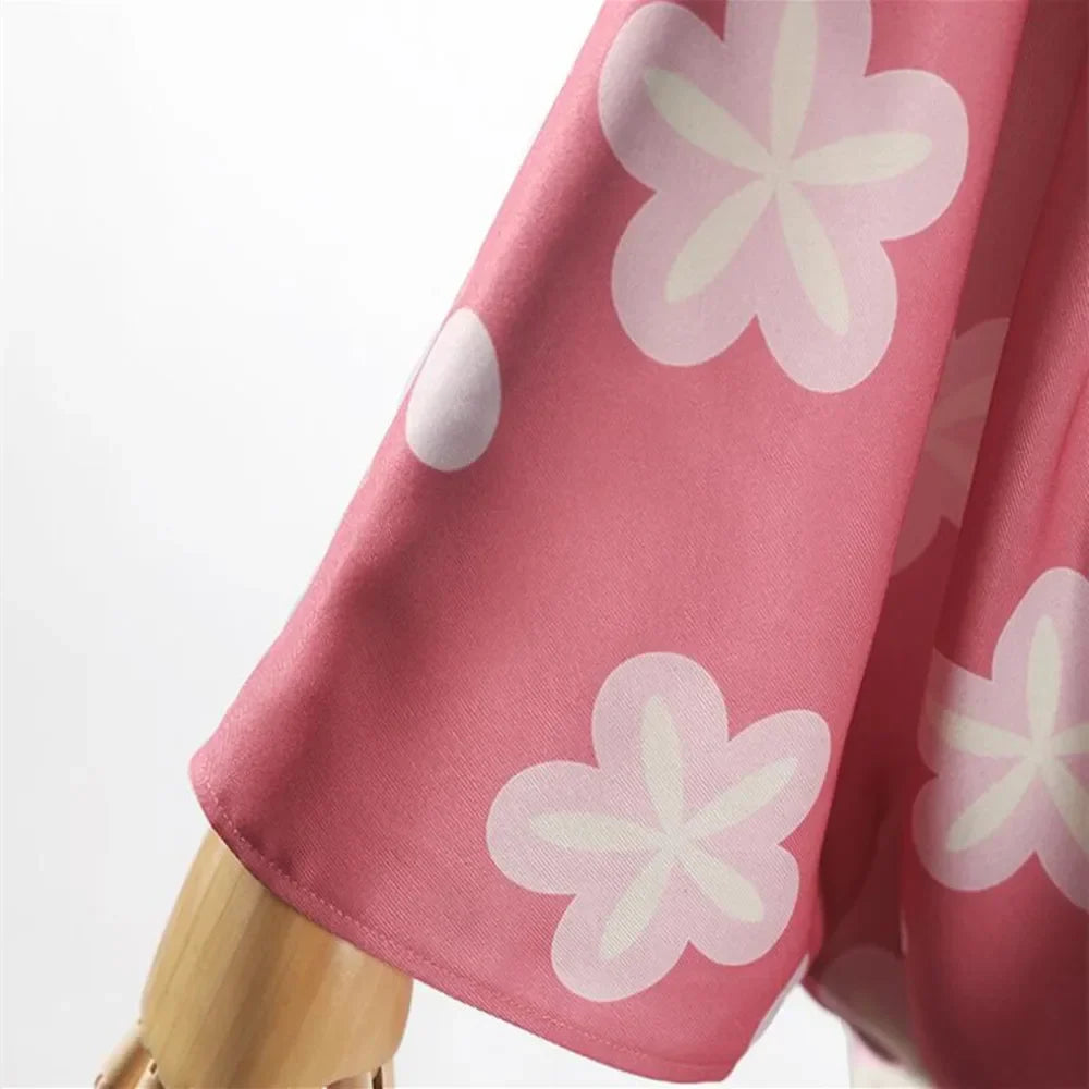 Fantasia Cosplay Adulto e Infantil Makomo, Demon Slayer