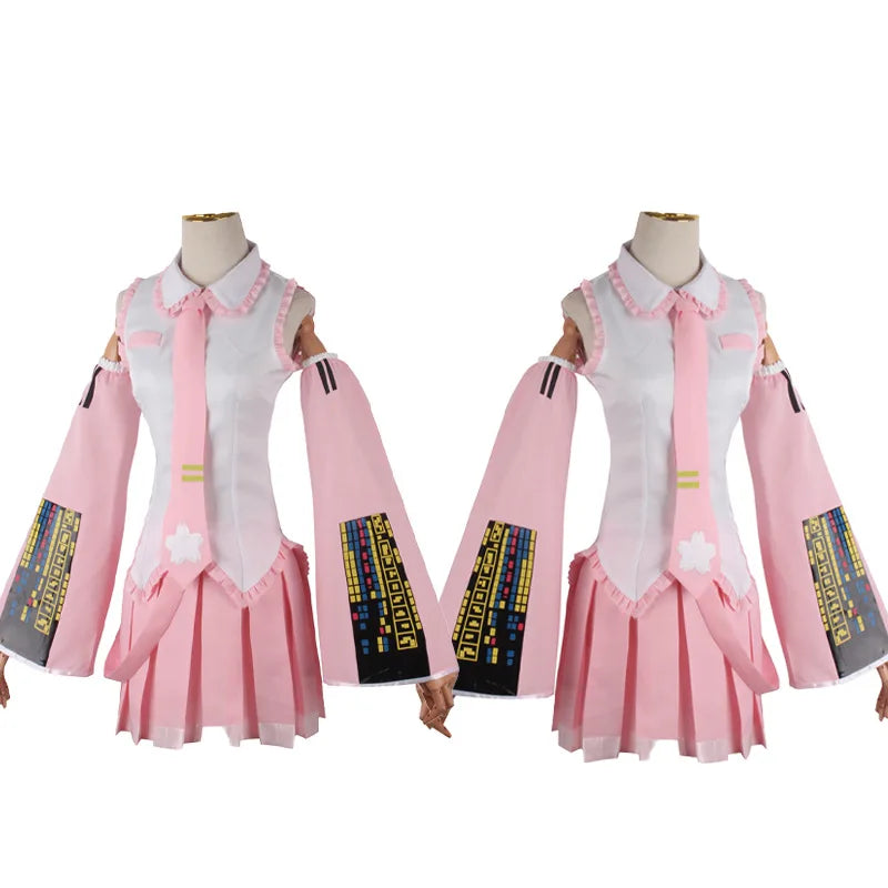 Fantasia Cosplay Sakura Hatsune Miku – Edição Primavera