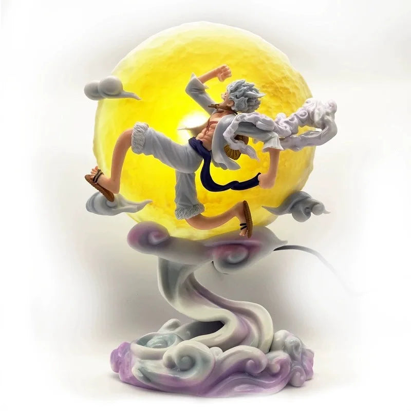 Luminária Luffy Gear 5: Moonlight Nika, Edição Colecionador