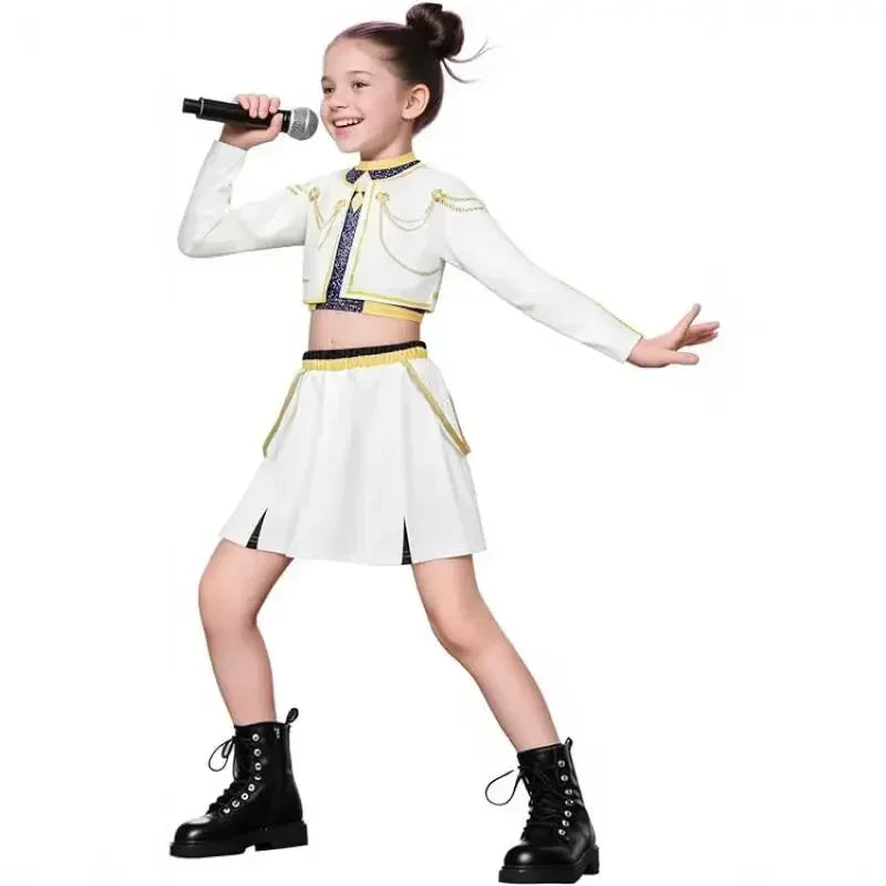 Fantasia Cosplay Infantil Rumi – Demon Hunters (Anime/Movie)