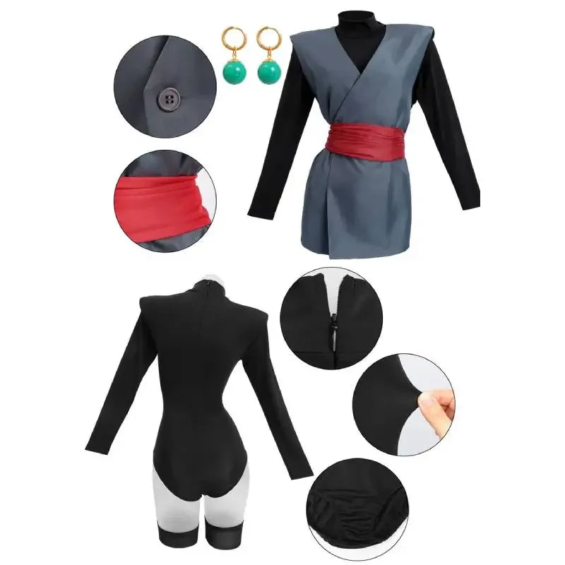 Fantasia Cosplay Adulto Saga Goku Black, Dragon Ball Super