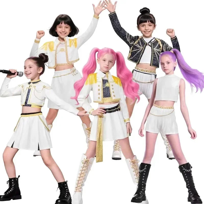 Fantasia Cosplay Infantil Rumi – Demon Hunters (Anime/Movie)