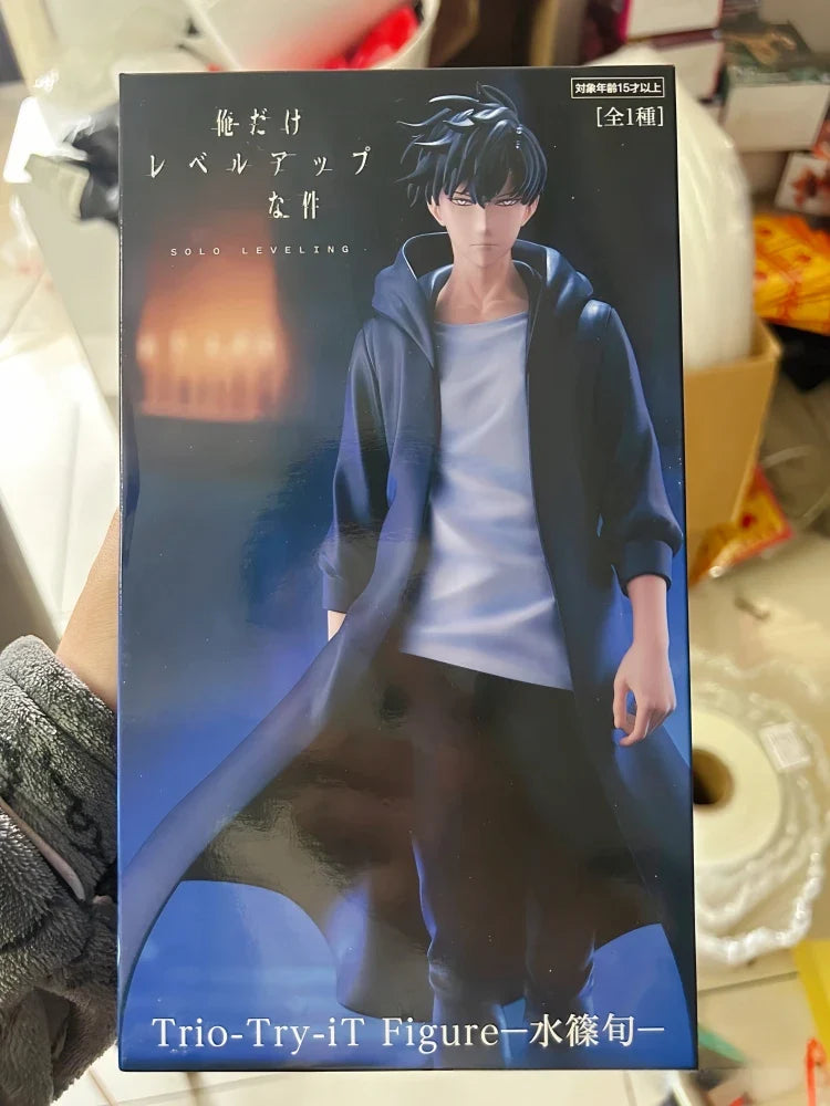 Boneco Jinwoo, Solo Leveling | Modelo Colecionável 21cm