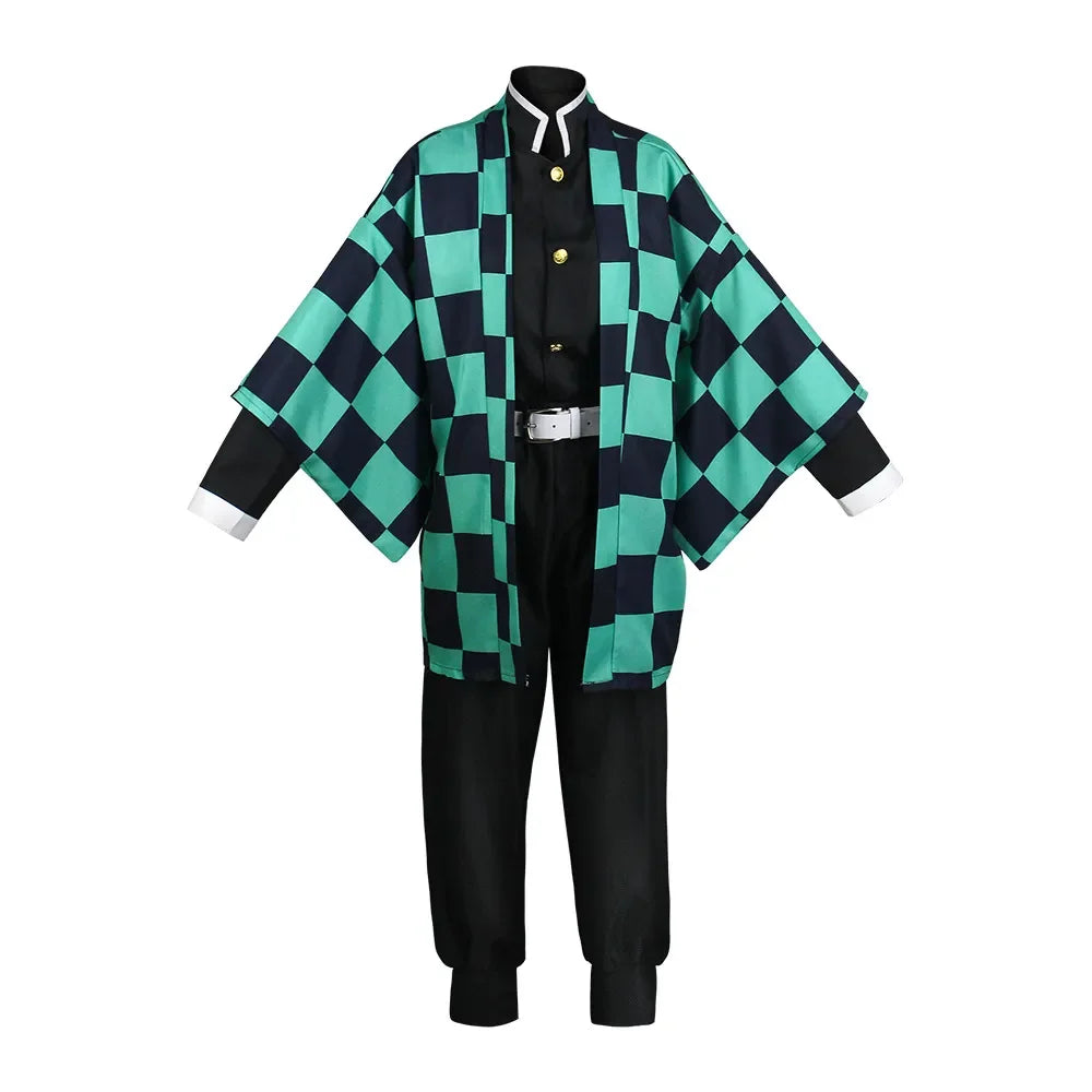 Fantasia Cosplay Adulto e Infantil Tanjiro Kamado