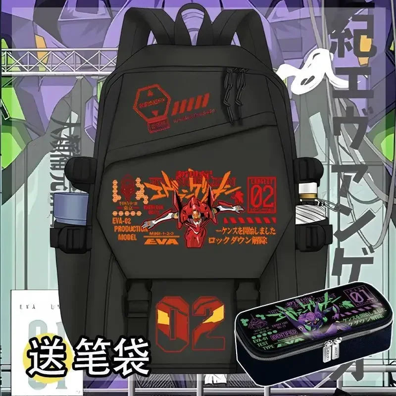 Mochila Evangelion Angel Slayer com Estojo