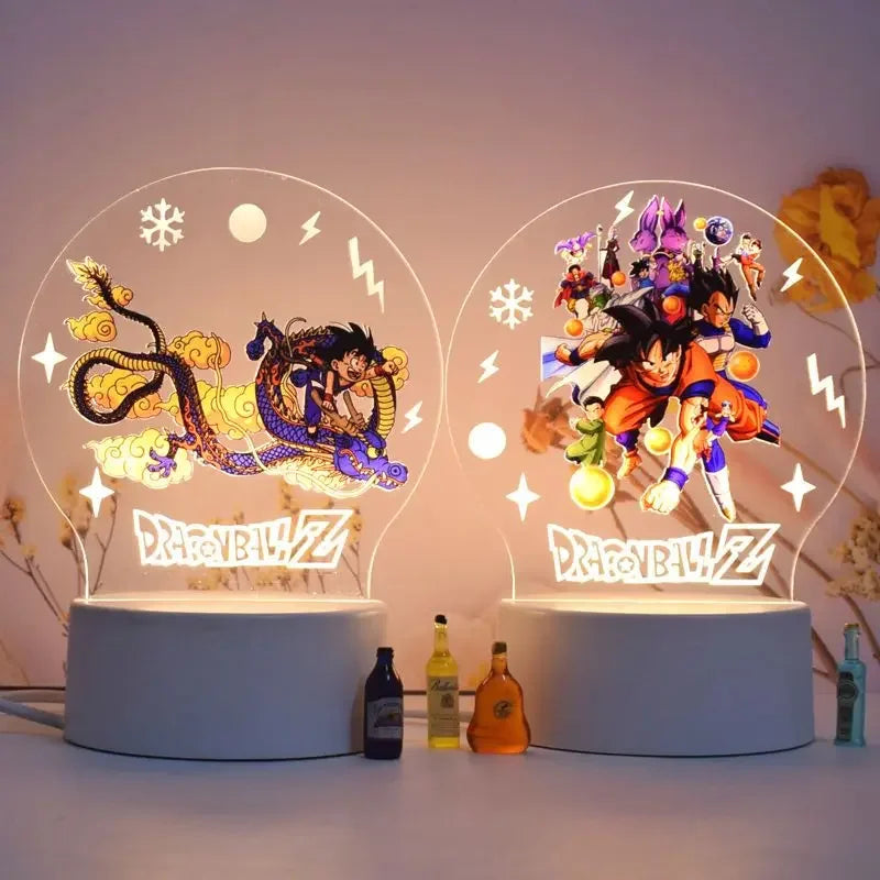Luminária Dragon Ball 3D Stars