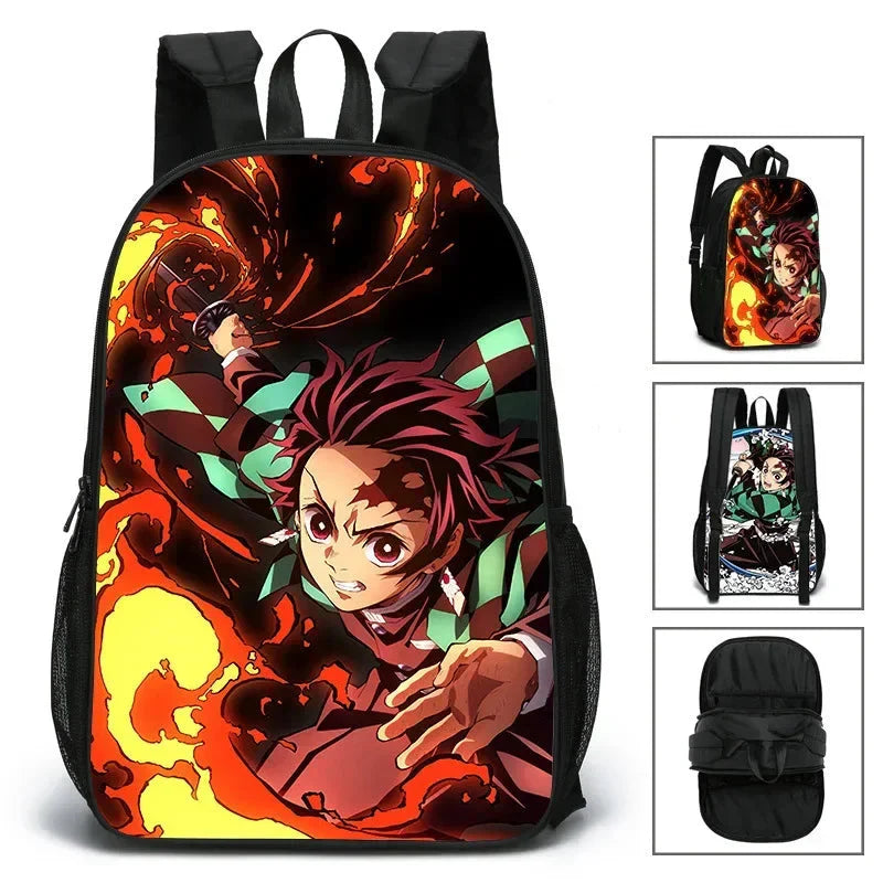 Mochila 3D Pilares da Respiração, Demon Slayer