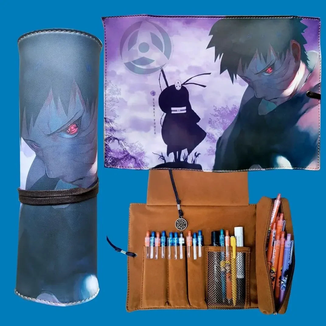 ESTOJO DE CANETAS - NARUTO SHIPPUDEN