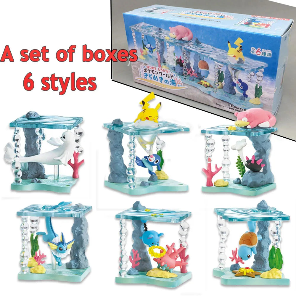 Coleção Marinha Pokemón, 6 Peças