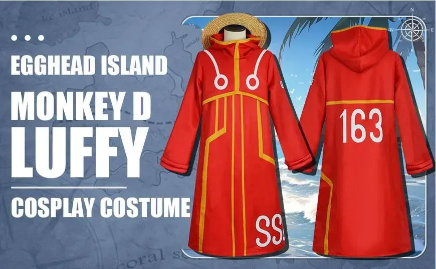 Fantasia Cosplay Monkey D Luffy Egghead