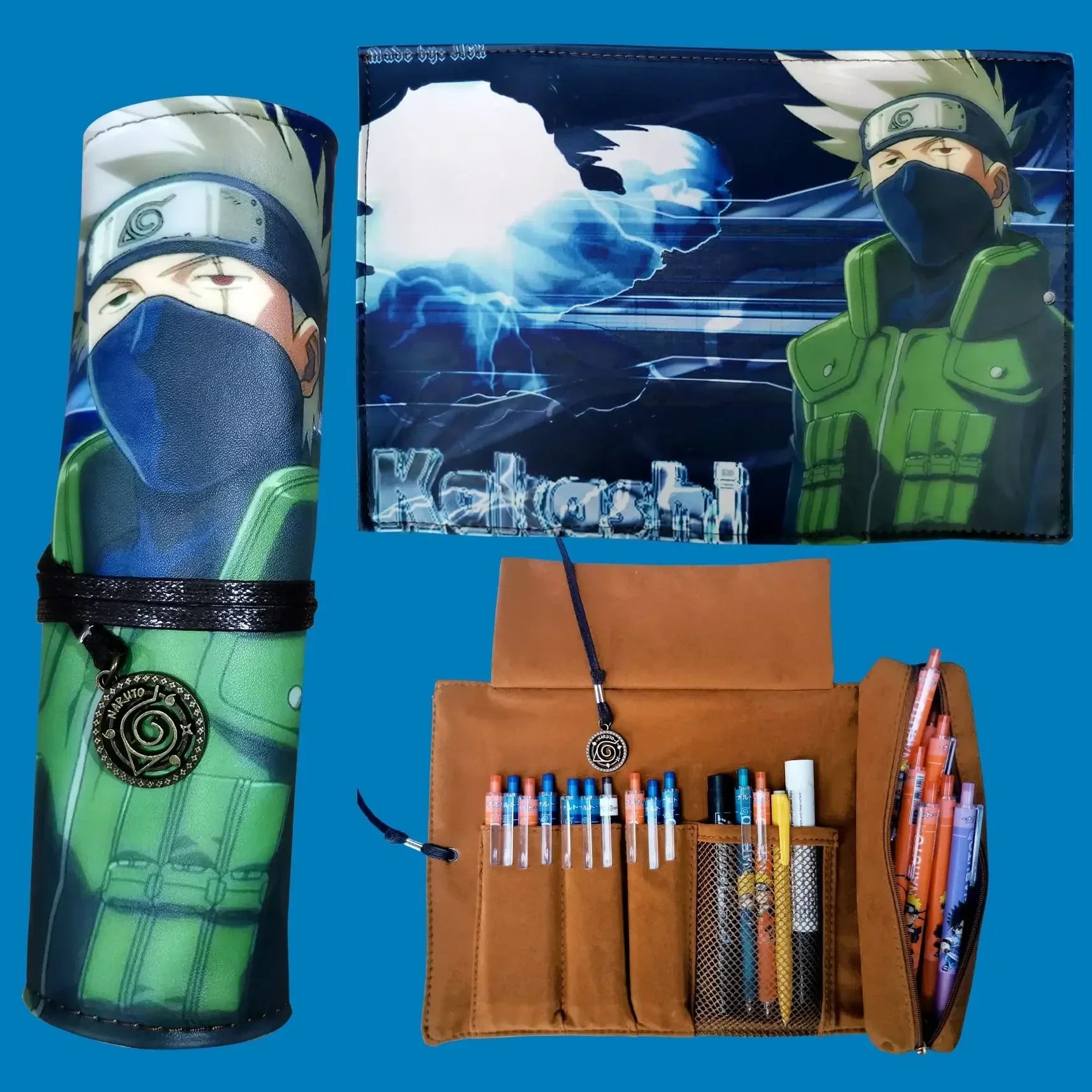 ESTOJO DE CANETAS - NARUTO SHIPPUDEN