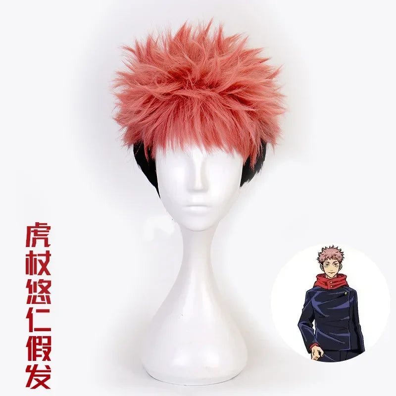 Fantasia Cosplay Adulto e Infantil Yuji Itadori