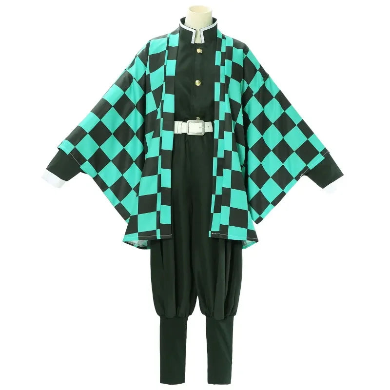 Fantasia Cosplay Adulto e Infantil Tanjiro Kamado