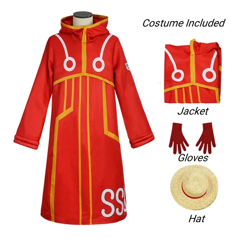 Fantasia Cosplay Monkey D Luffy Egghead