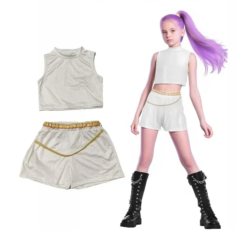 Fantasia Cosplay Infantil Rumi – Demon Hunters (Anime/Movie)