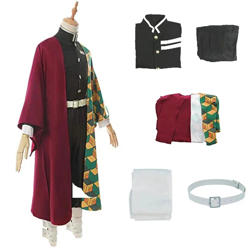Fantasia Cosplay Infantil Giyu Tomioka