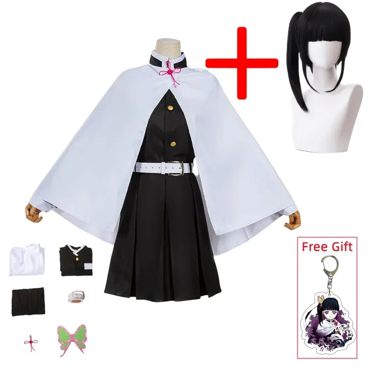 Fantasia Cosplay Infantil Kanao Tsuyuri