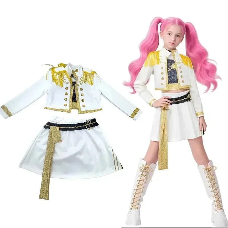 Fantasia Cosplay Infantil Rumi – Demon Hunters (Anime/Movie)