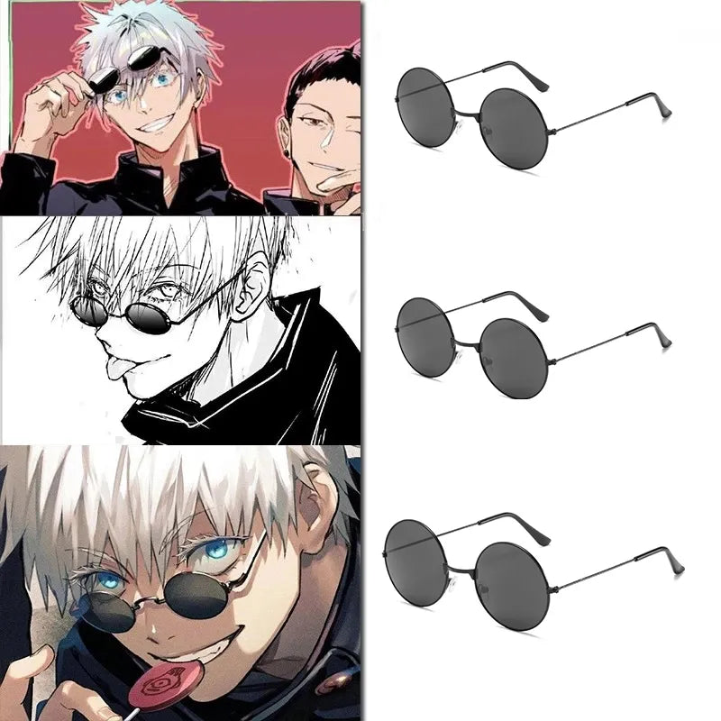 Óculos Gojo Satoru – Edição Cosplay UV400 Polarizado