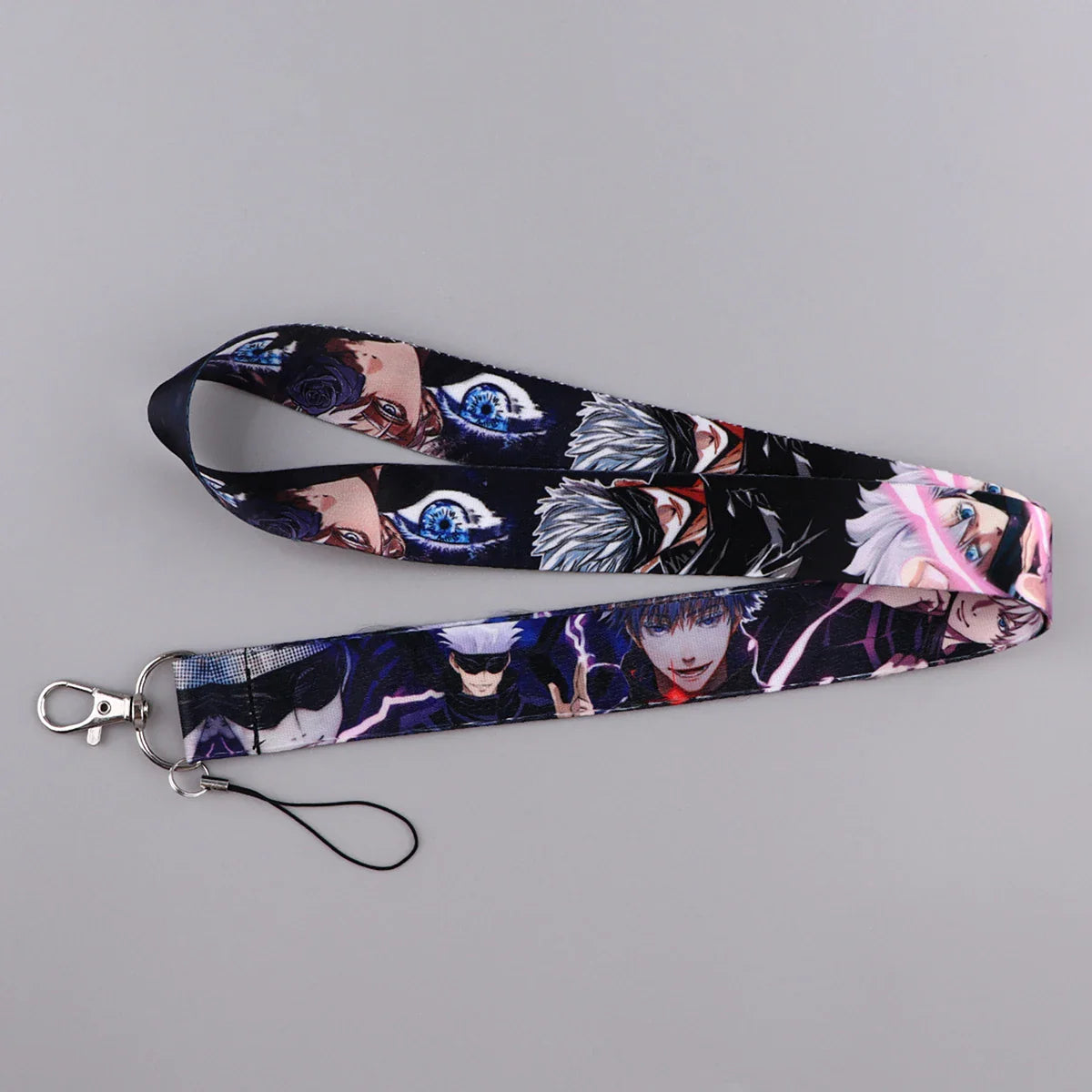 Chaveiro Cordões de Pescoço Gojo Satoru, Com Card