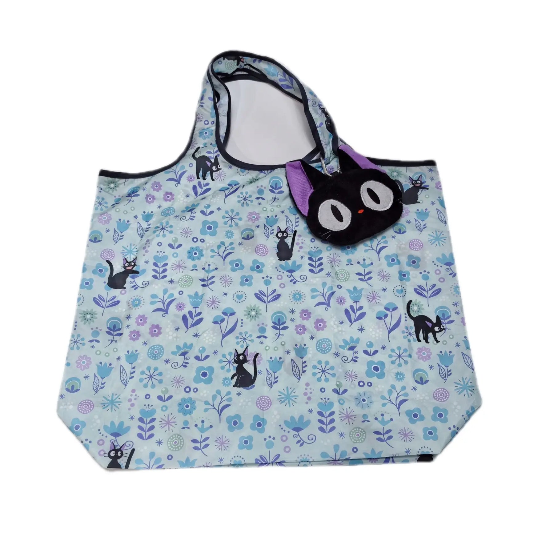 Ecobag Ghibli com Chaveiro – Totoro, Jiji, Catbus e Mais