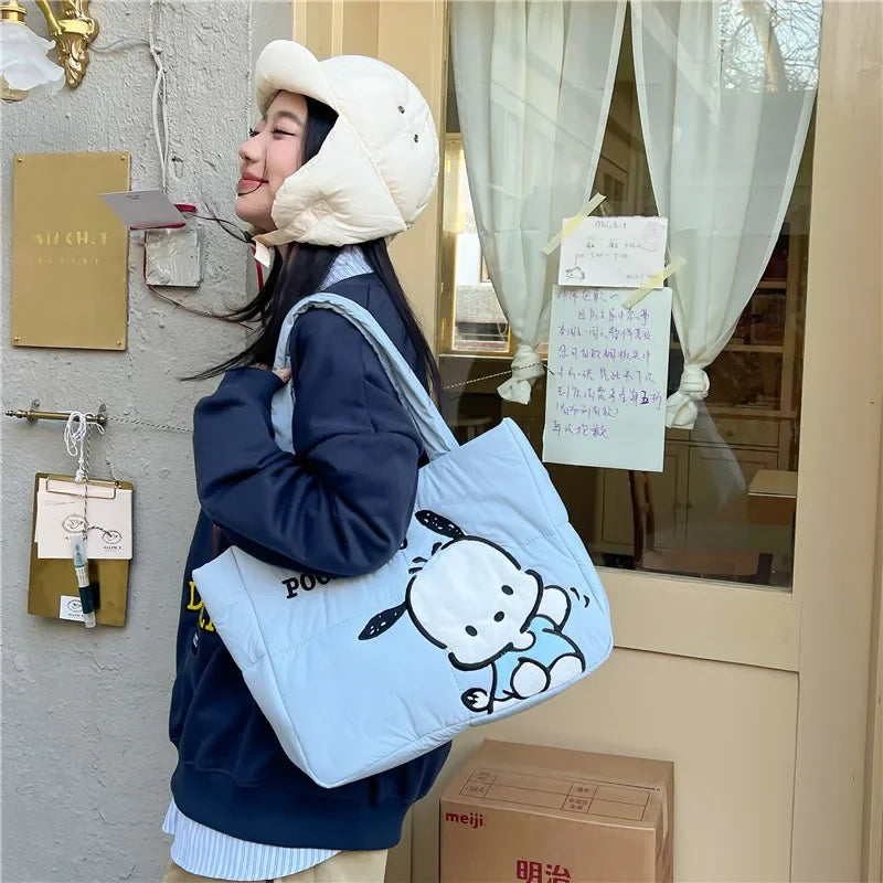 Bolsa Puffer Hello Kitty e Amigos