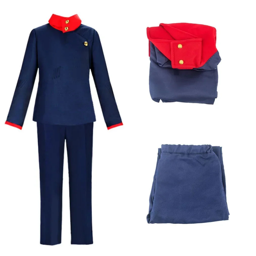 Fantasia Cosplay Adulto e Infantil Yuji Itadori