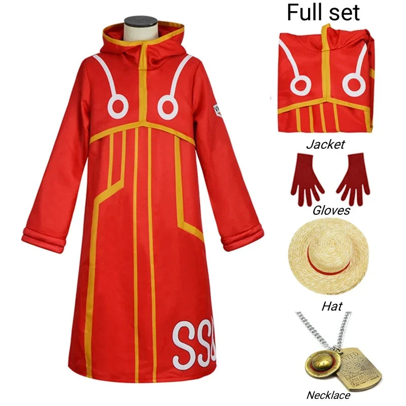 Fantasia Cosplay Monkey D Luffy Egghead