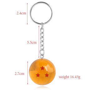 CHAVEIROS - ESTRELAS DRAGON BALL