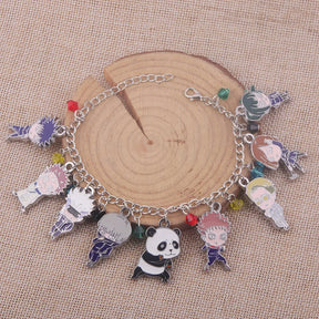 Bracelete Pulseira Jujutsu Kaisen Chibi, 12 Chibis