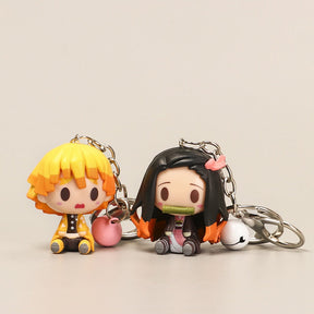 Chaveiro Hashiras Chibi, Demon Slayer Oficial