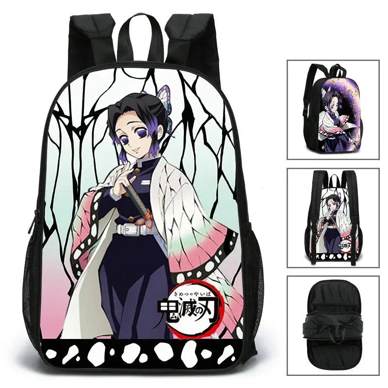 Mochila 3D Pilares da Respiração, Demon Slayer