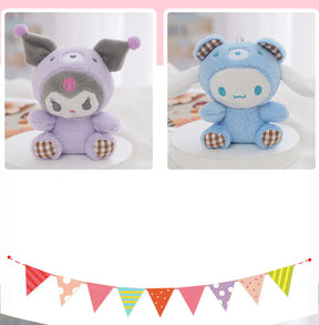 Chaveiro Pelúcia Fofinha Hello Kitty e Amigos