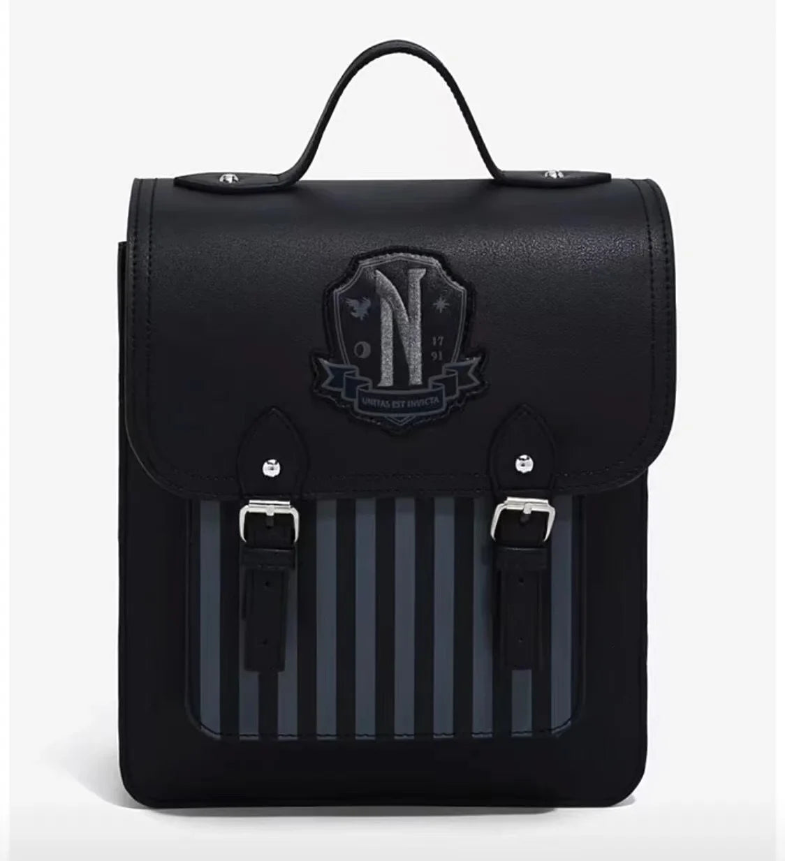 Mochila Wednesday Addams, Academia Nunca - Wandinha