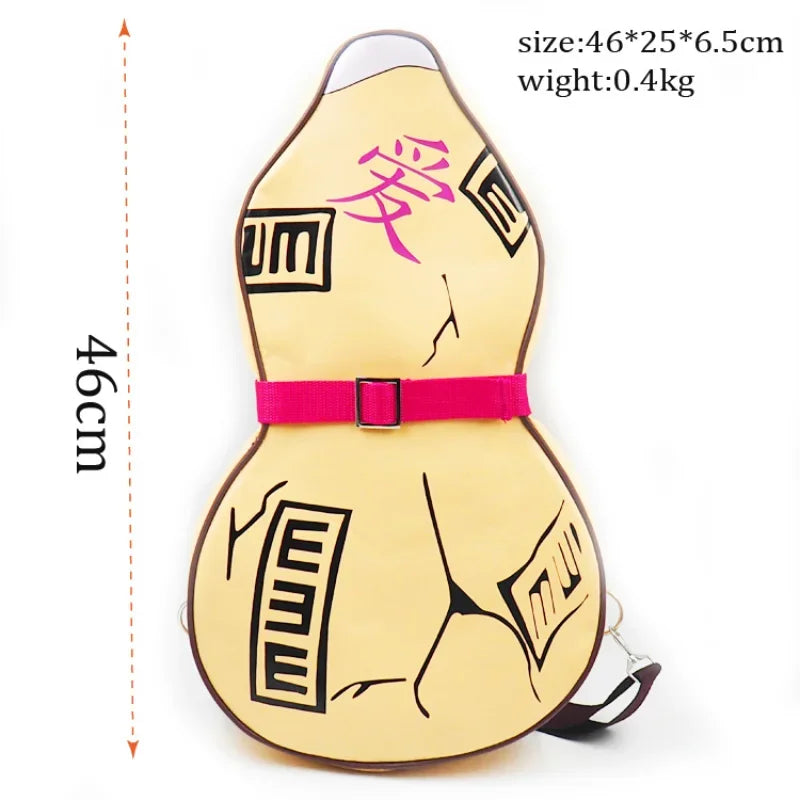 MOCHILA CABAÇA DE AREIA DO GAARA (NARUTO)
