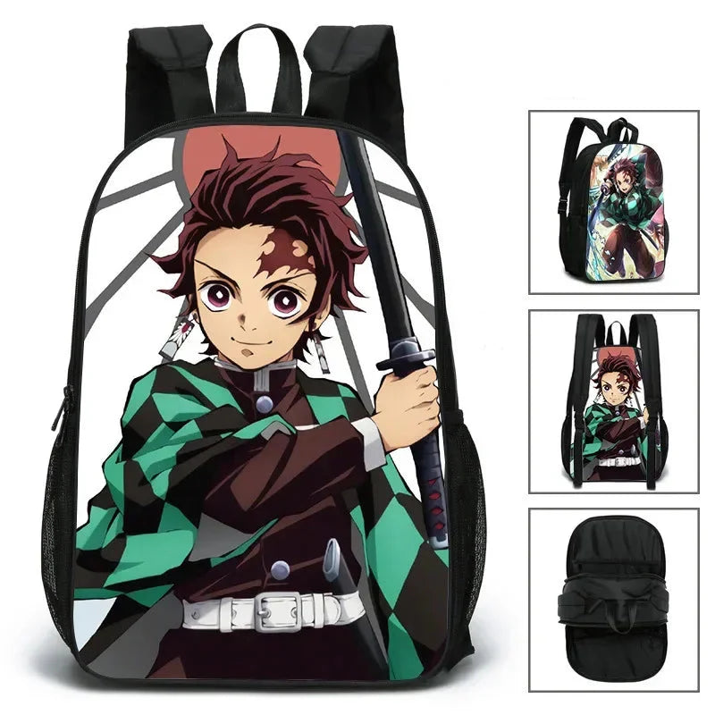 Mochila 3D Pilares da Respiração, Demon Slayer
