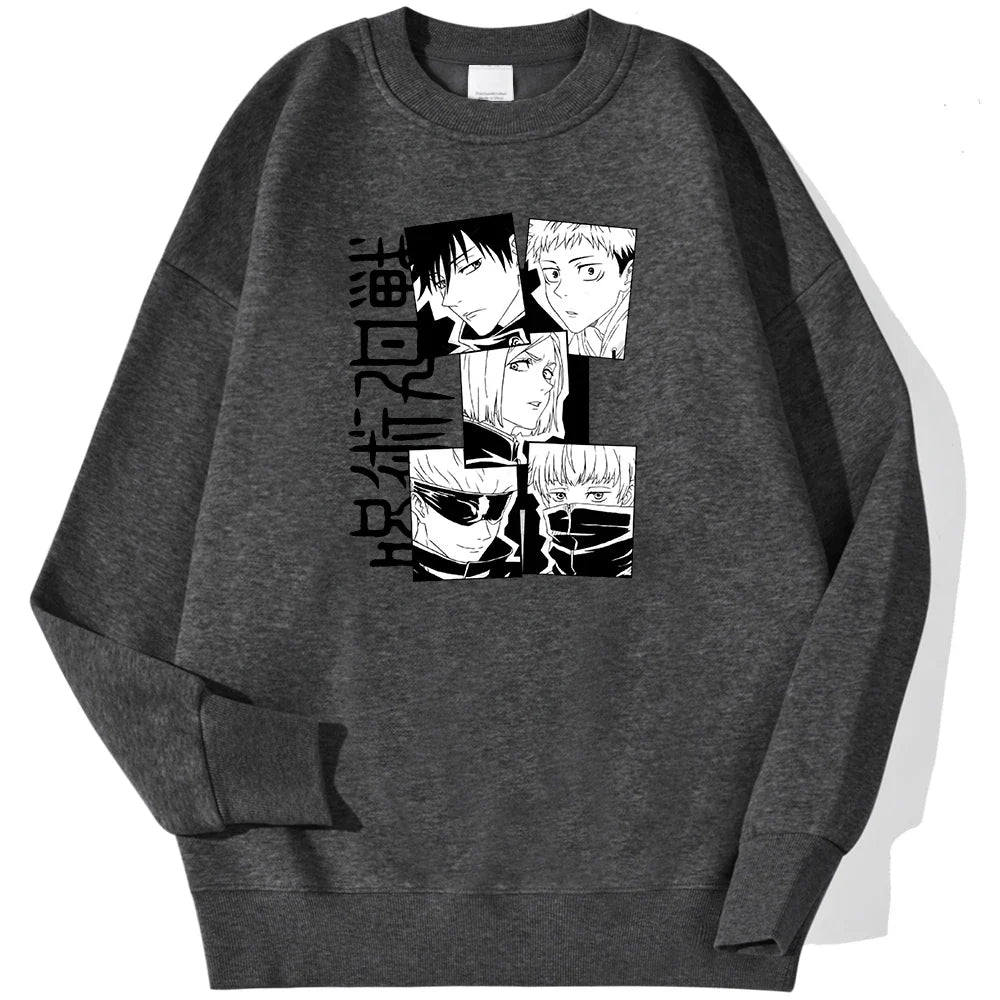 Moletom Faces do Clã Jujutsu Kaisen