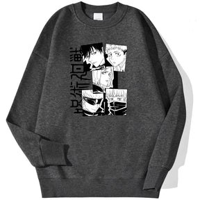 Moletom Faces do Clã Jujutsu Kaisen