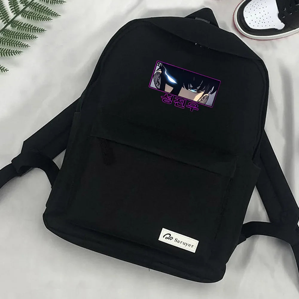 Mochila Solo Leveling Estátua de Deus