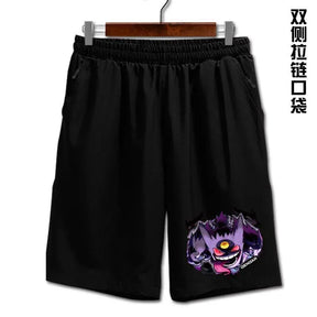Bermuda Infantil Pokémon Gengar Black