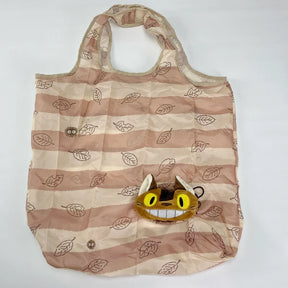 Ecobag Ghibli com Chaveiro – Totoro, Jiji, Catbus e Mais