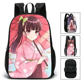 Mochila 3D Pilares da Respiração, Demon Slayer