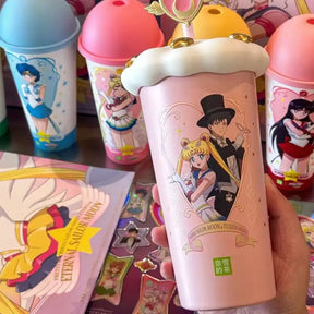 Copo Mágico Sailor Moon & Tuxedo Mask