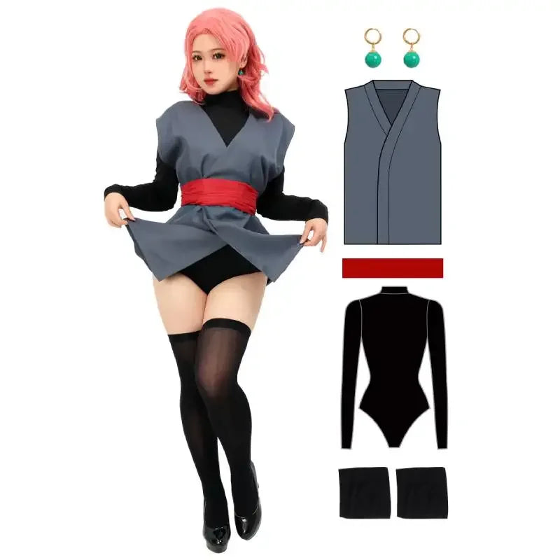 Fantasia Cosplay Adulto Saga Goku Black, Dragon Ball Super