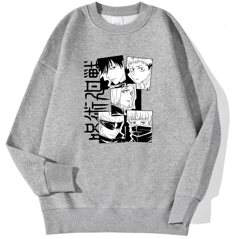 Moletom Faces do Clã Jujutsu Kaisen